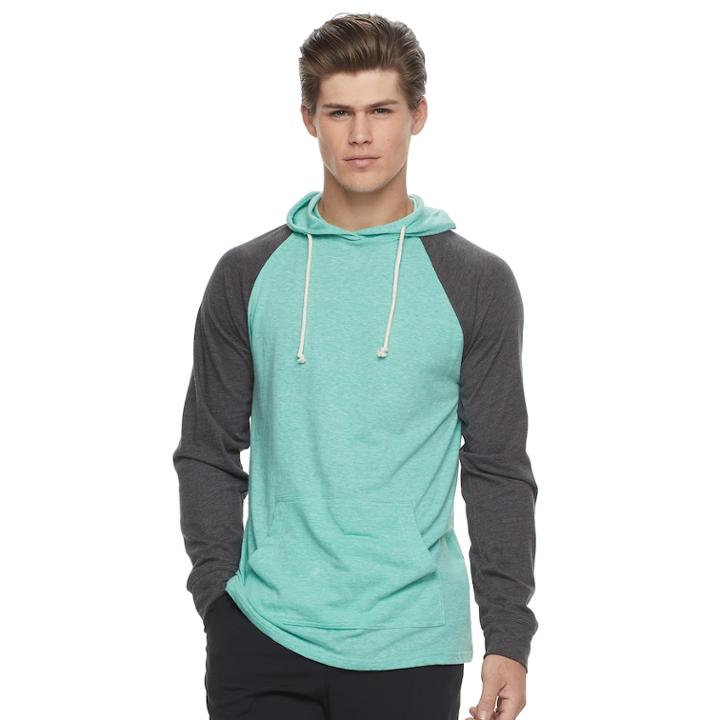 Men's Urban Pipeline Raglan Hoodie, Size: Small, Green