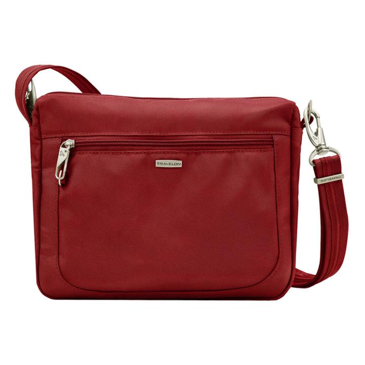 Travelon Anti-theft Classic East-west Crossbody Bag, Women's, Red