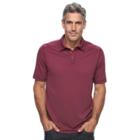Men's Croft & Barrow&reg; Classic-fit Outdoor Slubbed Performance Polo, Size: Xxl, Red