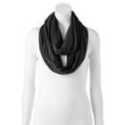 Calling The People Jersey Infinity Scarf, Women's, Black
