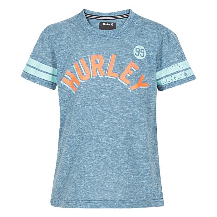 Boys 4-7 Hurley Detroit Striped Tee, Size: 5, Blue (navy)