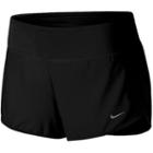 Women's Nike Crew Running Shorts, Size: Xl, Grey (charcoal)