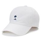 Men's Dad Hat Embroidered Patch Adjustable Cap, White