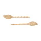 Lc Lauren Conrad 2-pc. Leaf Bobby Pin Set, Women's, Gold