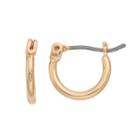 Napier Nickel Free Huggie Hoop Earrings, Women's, Gold