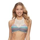 Mix & Match Crochet Halter Bikini Top, Size: Xl, Med Orange