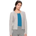 Women's Elle&trade; Ribbed Cardigan, Size: Xl, Med Grey