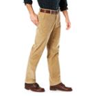 Men's Dockers Pacific Straight-fit Washed Khaki Stretch Corduroy Pants, Size: 34x34, Beig/green (beig/khaki)
