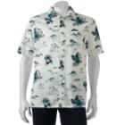 Big & Tall Croft & Barrow&reg; Classic-fit Tropical Button-down Shirt, Men's, Size: Xxl Tall, Silver