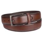 Men's Croft & Barrow&reg; Embossed-edge Dress Belt, Size: 36, Med Beige