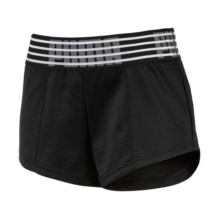 Women's Puma Fusion Shorts, Size: Medium, Black