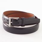 Chaps Nickel Buckle Leather Belt, Men's, Size: 34, Black