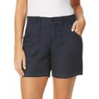 Women's Gloria Vanderbilt Petra Shorts, Size: 8, Blue