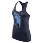 Women's Nike North Carolina Tar Heels Dri-fit Touch Tank Top, Size: Medium, Blue (navy)