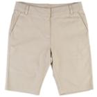 Girls 7-16 Chaps School Uniform Bermuda Shorts, Girl's, Size: 7, Med Beige