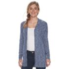 Women's Sonoma Goods For Life&trade; Drop-shoulder Cardigan, Size: Xxl, Med Blue