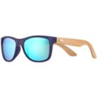 Men's Apt. 9&reg; Blue Way Wood Temple Sunglasses, Dark Blue