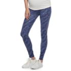 Maternity A:glow Belly Panel Solid Leggings, Women's, Size: Xl-mat, Blue