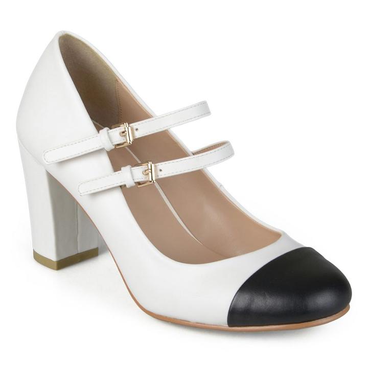 Journee Collection Rory Women's Mary Jane Heels, Girl's, Size: 8.5, White