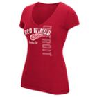 Women's Reebok Detroit Red Wings Layers Tee, Size: Small