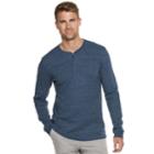 Men's Sonoma Goods For Life&trade; Slim-fit Supersoft Thermal Henley, Size: Medium, Dark Blue