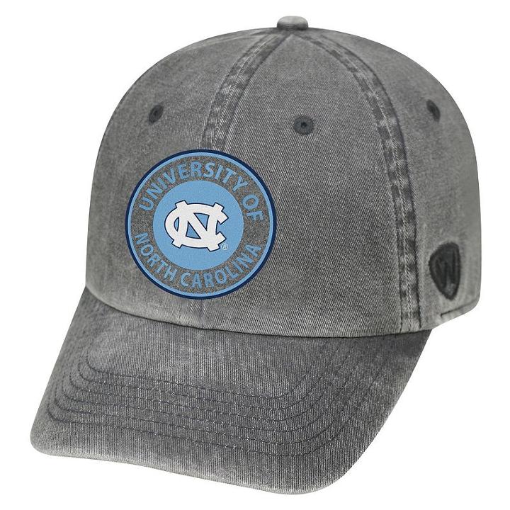 Adult North Carolina Tar Heels Fun Park Vintage Adjustable Cap, Men's, Med Grey