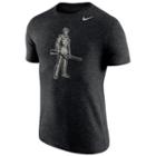 Men's Nike West Virginia Mountaineers Triblend Stamp Tee, Size: Small, Oxford