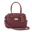 Rosetti Thea Triple-entry Tassel Satchel, Women's, Dark Red