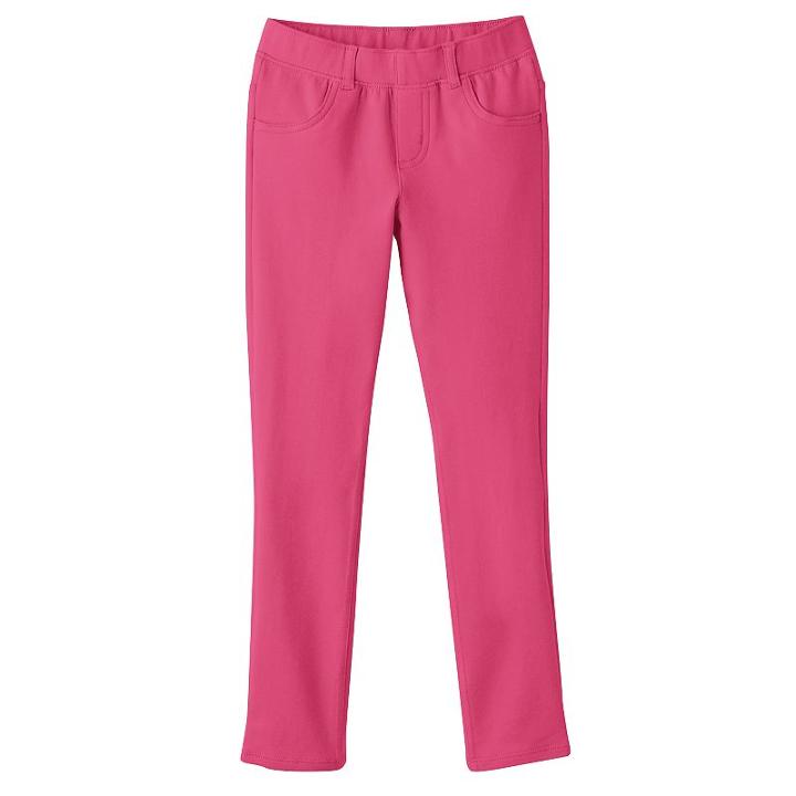 Girls 4-7 Jumping Beans&reg; French Terry Leggings, Girl's, Size: 5, Med Pink