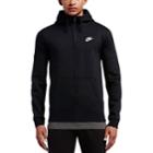 Big & Tall Nike Club Full-zip Fleece Hoodie, Men's, Size: 3xl, Grey (charcoal)