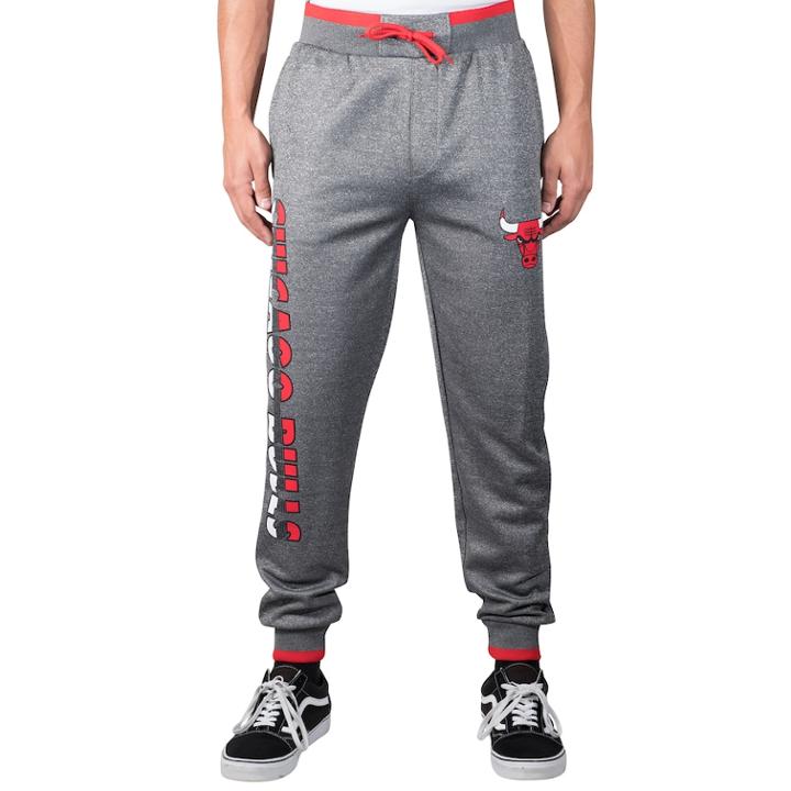 Men's Chicago Bulls Bounce Jogger Pants, Size: Xl, Grey