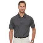 Men's Haggar In Motion Regular-fit Stretch Polo, Size: Xl, Black