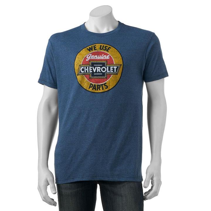 Men's Sonoma Goods For Life&trade; Chevrolet Sign Tee, Size: Xl, Red Overfl