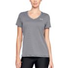 Women's Under Armour Tech Ticker Short Sleeve Tee, Size: Xs, Black