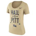Women's Nike Pitt Panthers Local Spirit Tee, Size: Large, Gold