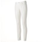 Women's Jennifer Lopez White Skinny Jeans, Size: 10 Avg/reg