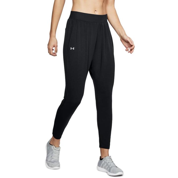 Women's Under Armour Slouchy Tapered Pants, Size: Xl, Black