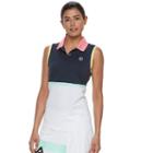 Women's Fila Sport&reg; Contrast Trim Golf Polo, Size: Xs, Blue (navy)