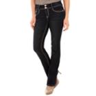 Juniors' Wallflower Luscious Embellished Bootcut Jeans, Teens, Size: 13, Light Blue
