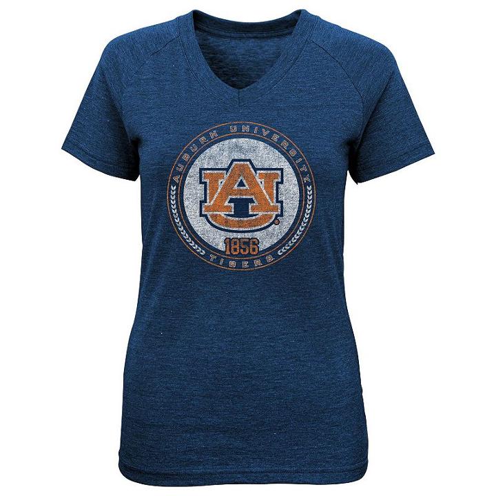 Girls 4-6x Auburn Tigers Medallion Tee, Size: M(5/6), Blue