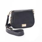 Juicy Couture Studded Crossbody Saddle Bag, Women's, Black