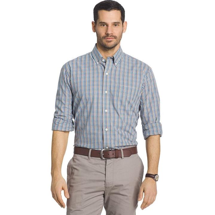 Big & Tall Arrow Hamilton Regular-fit Button-down Shirt, Men's, Size: 3xb, Blue Other