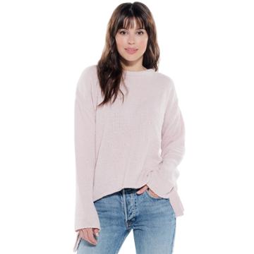 Juniors' Hint Of Mint High-low Sweater, Teens, Size: Xs, Med Pink