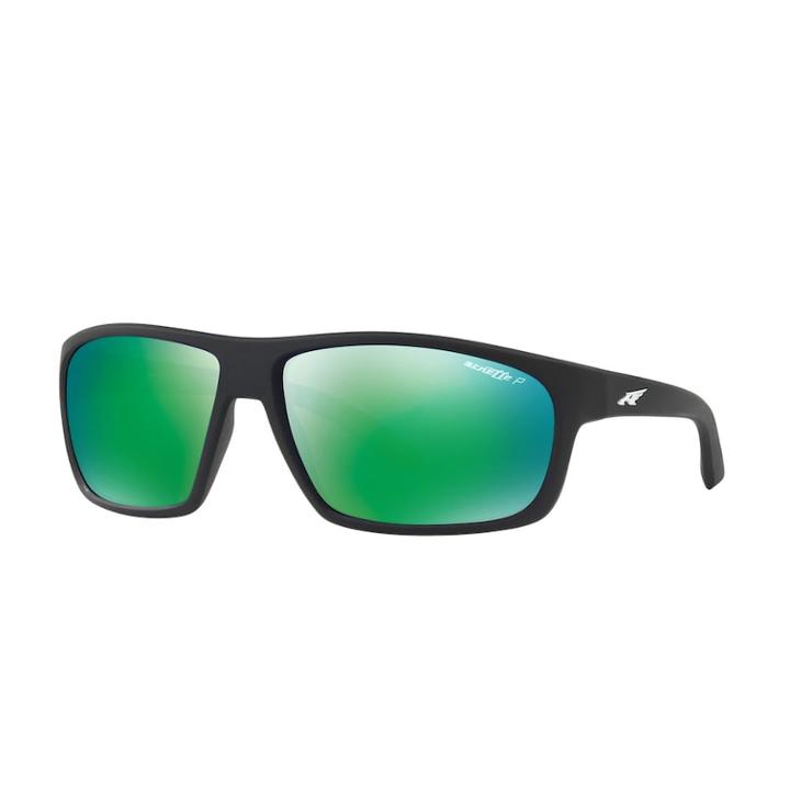 Arnette Burnout An4225 64mm Rectangle Polarized Mirror Sunglasses, Women's, Grey