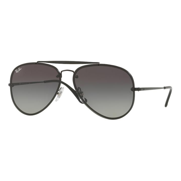 Ray-ban Blaze Rb3584n 61mm Aviator Gradient Sunglasses, Women's, Grey