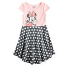 Disney's Minnie Mouse Graphic Skater Dress By Jumping Beans&reg;, Girl's, Size: 6x, Lt Orange