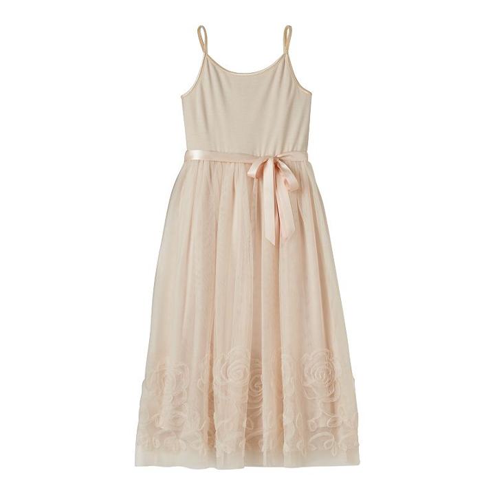Girls 7-16 Lilt Floral Tulle Ballet Maxi Dress, Girl's, Size: 7, Dark Brown
