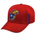 Adult Top Of The World Kansas Jayhawks Booster One-fit Cap, Med Red