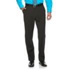 Men's Apt. 9&reg; Premier Flex Slim-fit Flat-front Suit Pants, Size: 34x34, Black