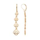 Dana Buchman Openwork Linear Drop Earrings, Women's, Gold